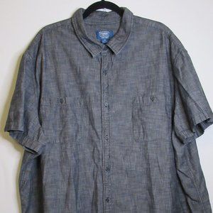 4XL Foundry Short Sleeve Button Down